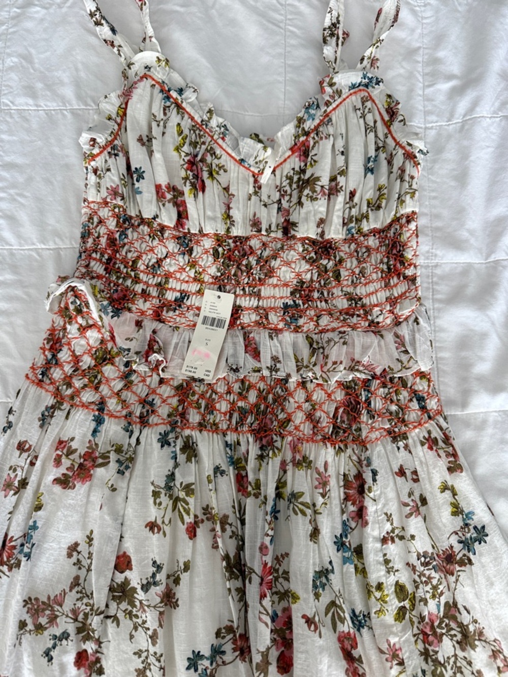 Anthropologie floral sundress with adjustable straps NWTS - Picture 3 of 5